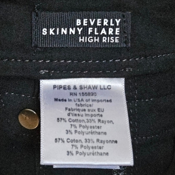 94 VERONICA BEARD BEVERLY SKINNY FLARE HIGH RISE  JEANS WOMEN'S SIZE 31 - Picture 9 of 10